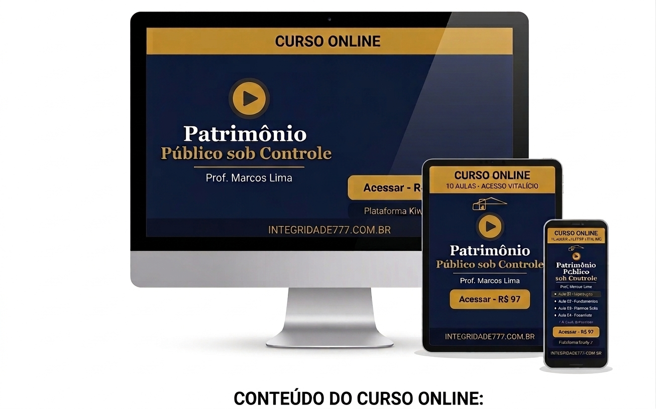 Curso Patrimônio Público sob Controle